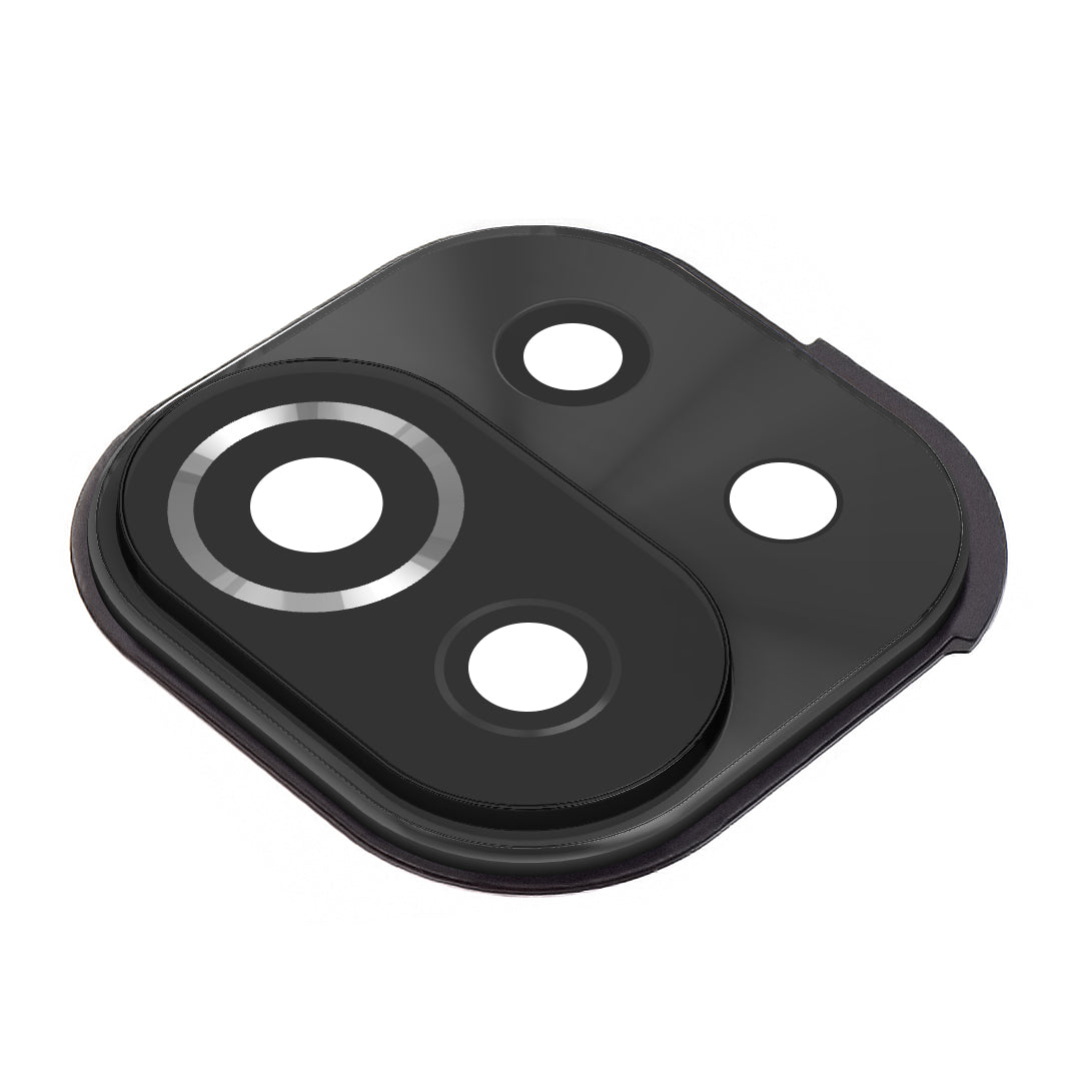 Staklo Kamere Zadnje Xiaomi Mi 11 Lite 5G / 11 Lite, sa Ramom, Crno