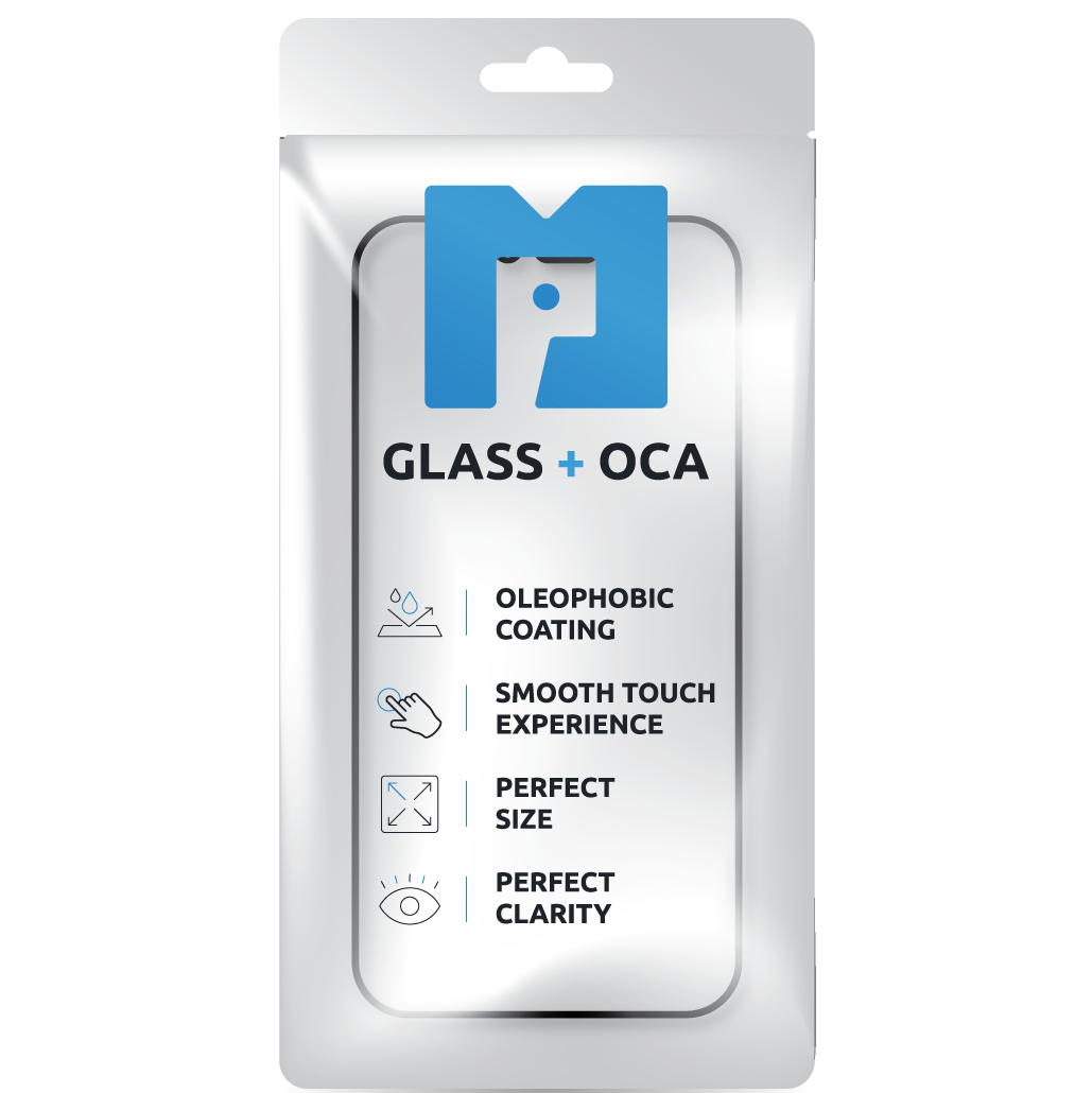 Staklo Ekrana + OCA MP kompatibilno sa Apple iPhone 17, Crno