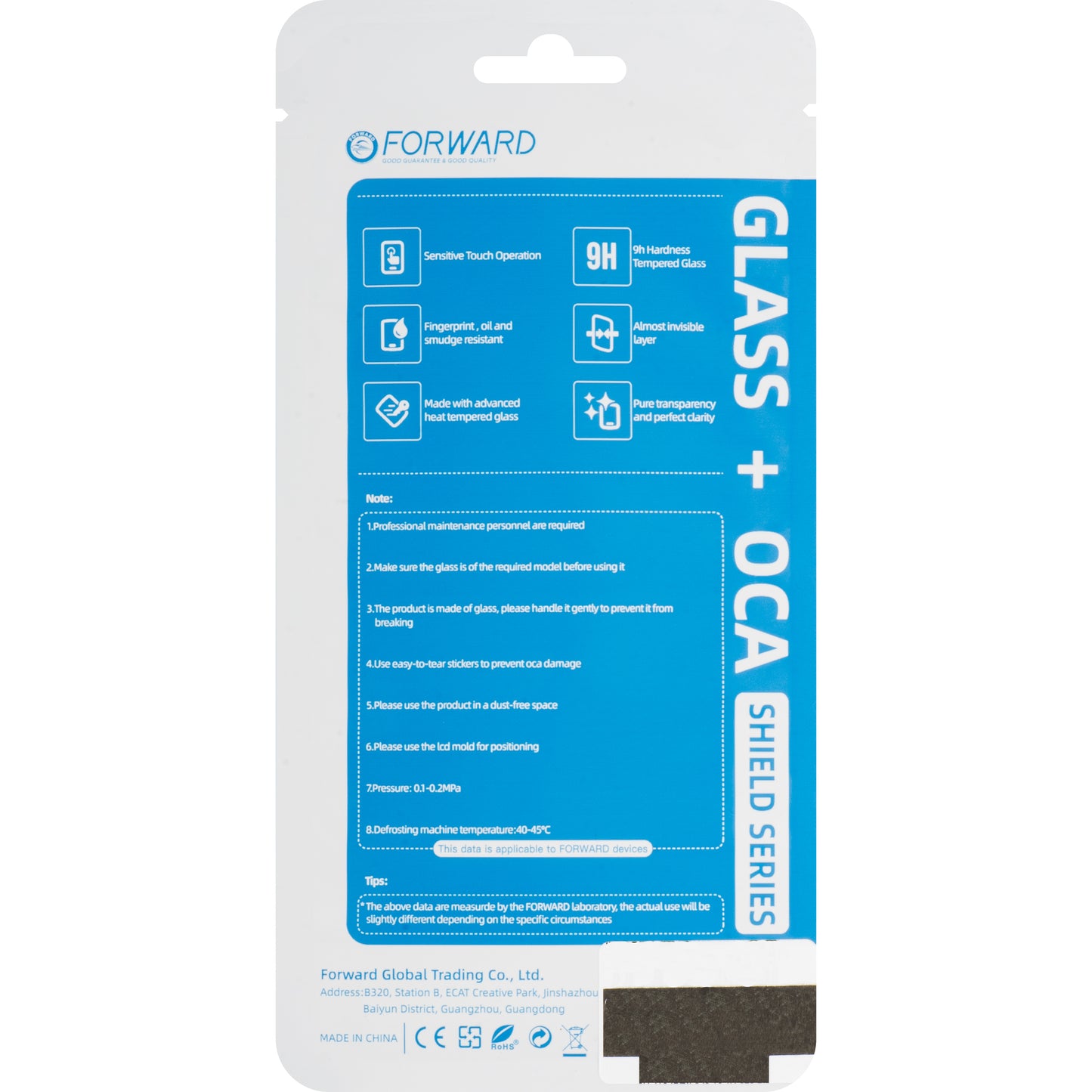 Staklo Ekran + OCA Forward Shield za Samsung Galaxy S24 S921, Crna