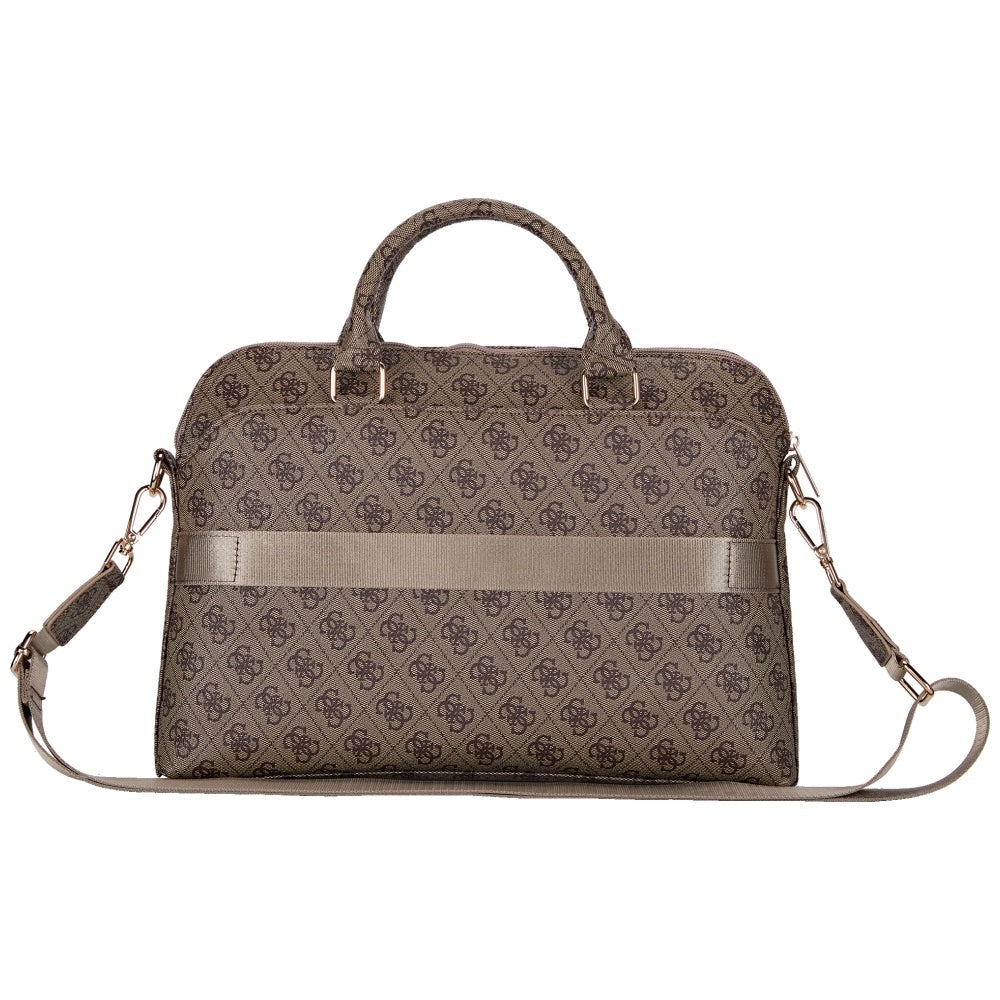 Tašna Guess 4G Triangle Logo za Laptop 15inch, Braon