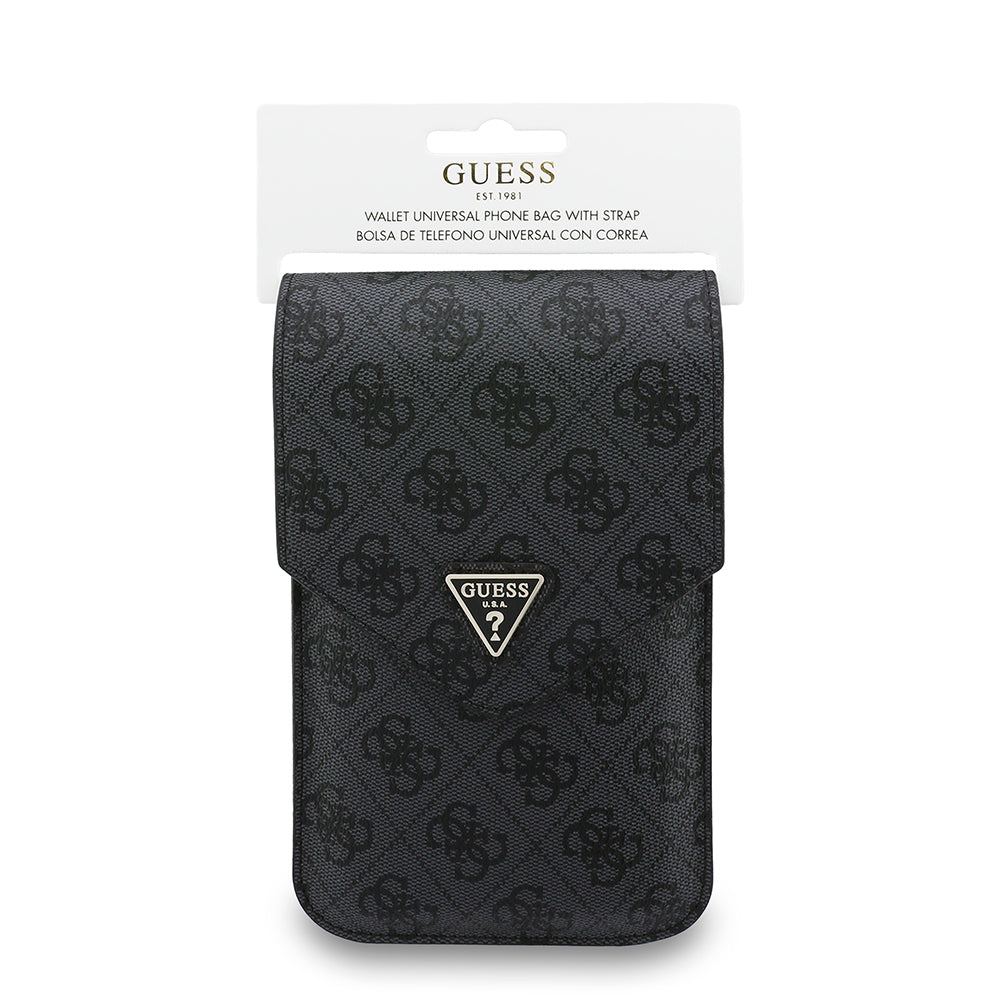 Univerzalna torba za telefon, Guess, Fliptok Triangle 4G, Crna