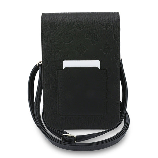 Univerzalna torba za telefon, Guess, Grained Peony, Crna