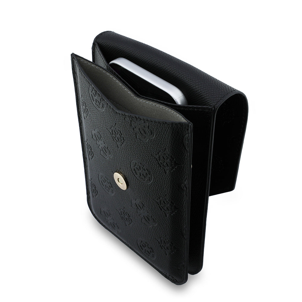 Univerzalna torba za telefon, Guess, Grained Peony, Crna