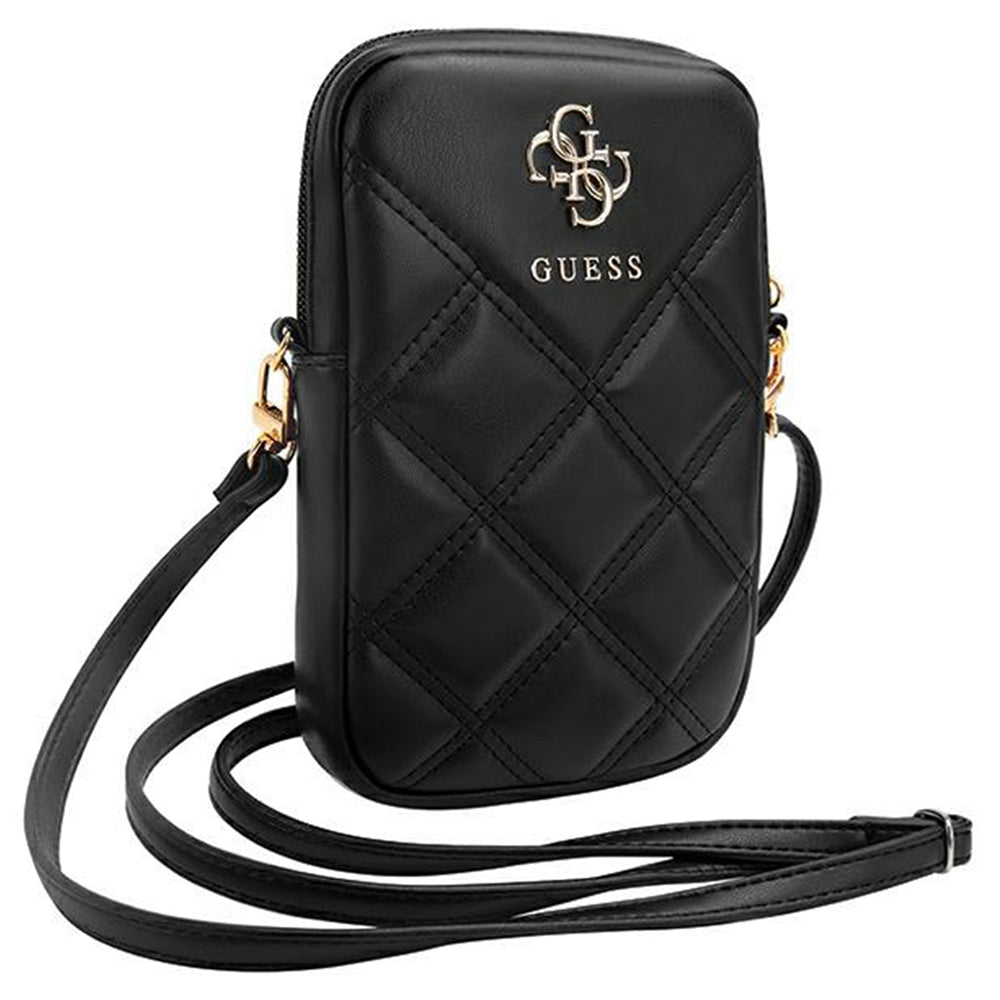 Torba Univerzalna za Telefon, Guess, Quilted 4G, Crna