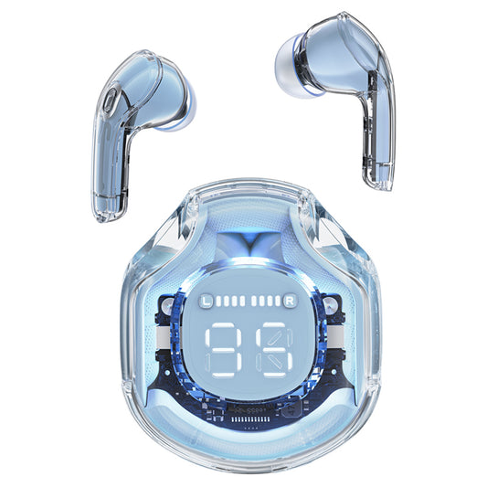 Handsfree Bluetooth Acefast T8, TWS, Plavi