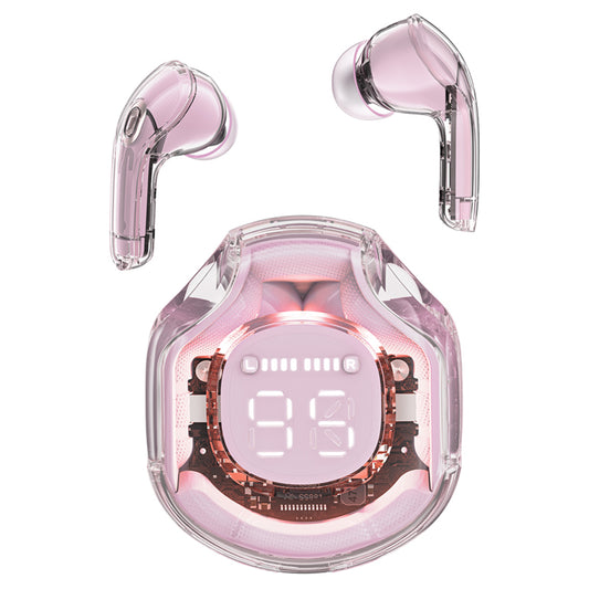 Handsfree Bluetooth Acefast T8, TWS, Roze