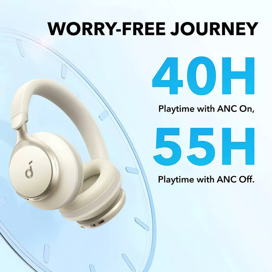 Handsfree Bluetooth Anker SoundCore Space On, Multipoint, A2DP, ANC, Beli A3035G21