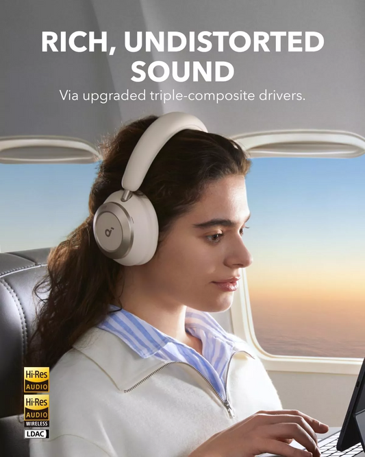 Handsfree Bluetooth Anker SoundCore Space One Pro, A2DP, ANC, Bela A3062G21