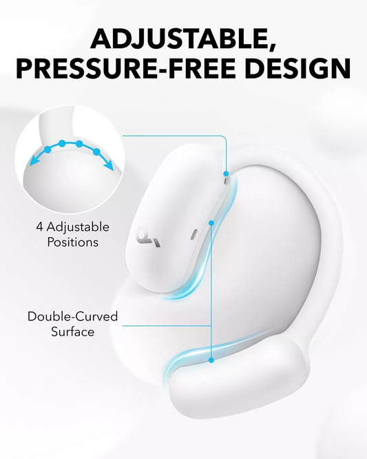 Handsfree Bluetooth Anker SoundCore AeroFit 2, TWS, Bela A3874G21