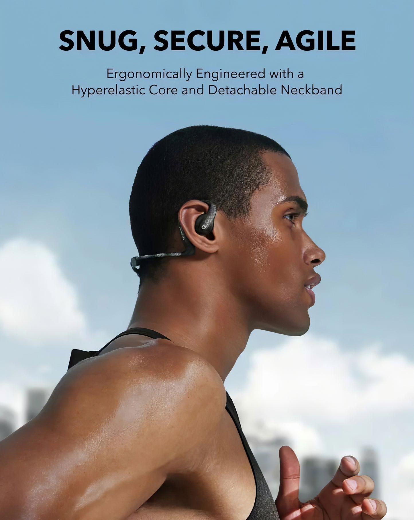 Handsfree Bluetooth Anker Soundcore AeroFit Pro, TWS, Crni A3871G11