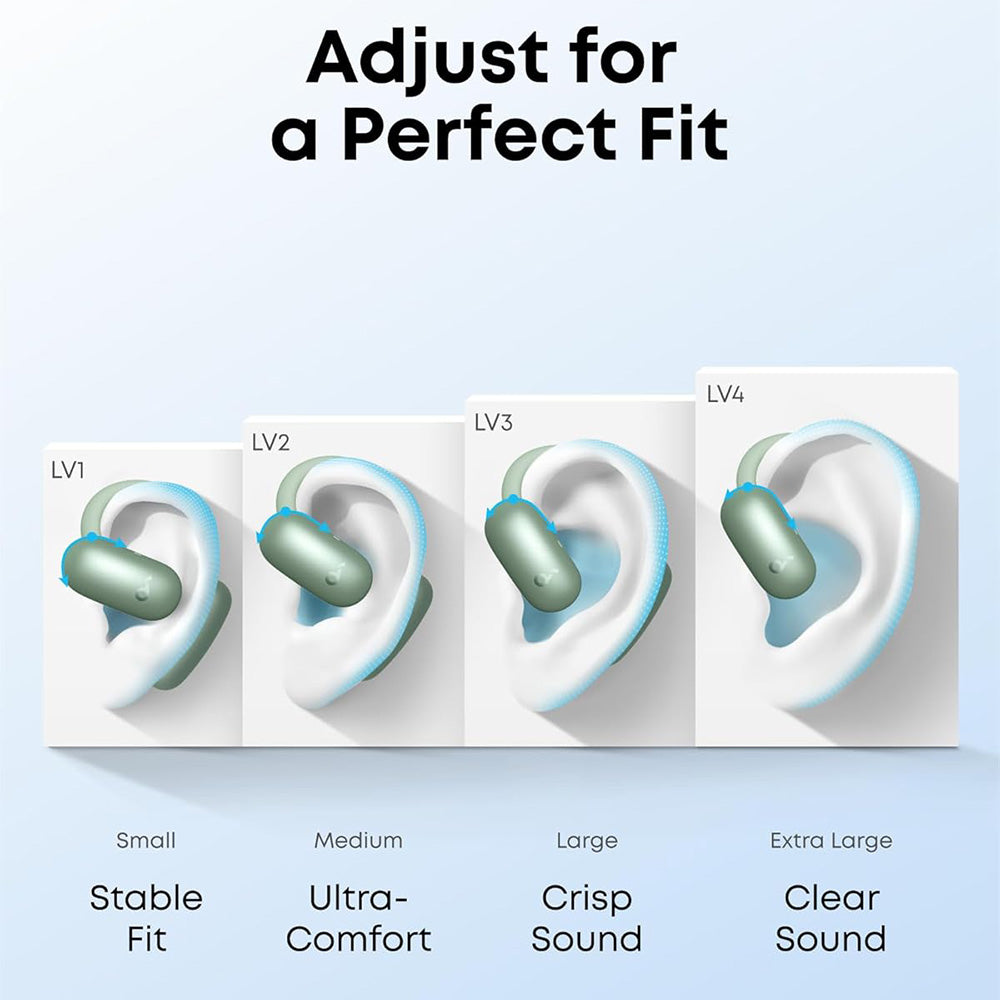 Handsfree Bluetooth Anker SoundCore AeroFit 2, TWS, Zelena A3874G61