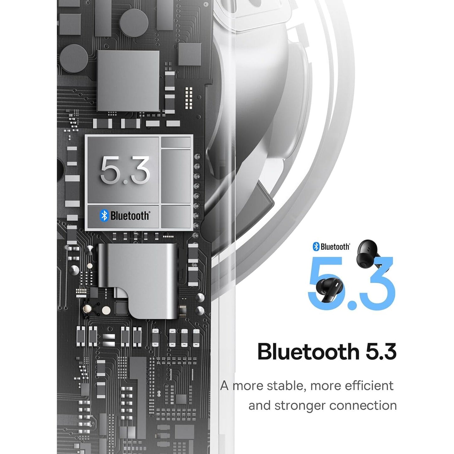 Handsfree Bluetooth Baseus Bowie E20, TWS, Crni A00069700113-00
