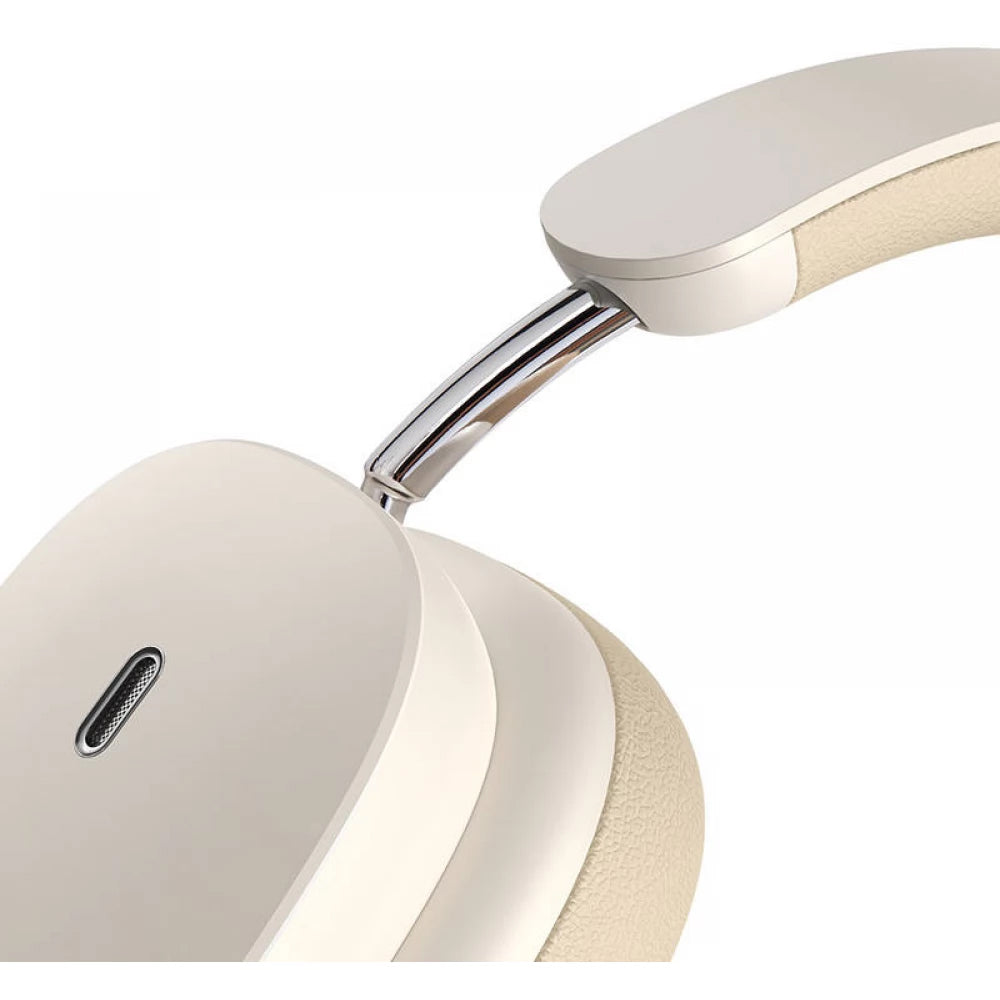 Handsfree Bluetooth Baseus Bowie H1, A2DP, ANC, Krem NGTW230202