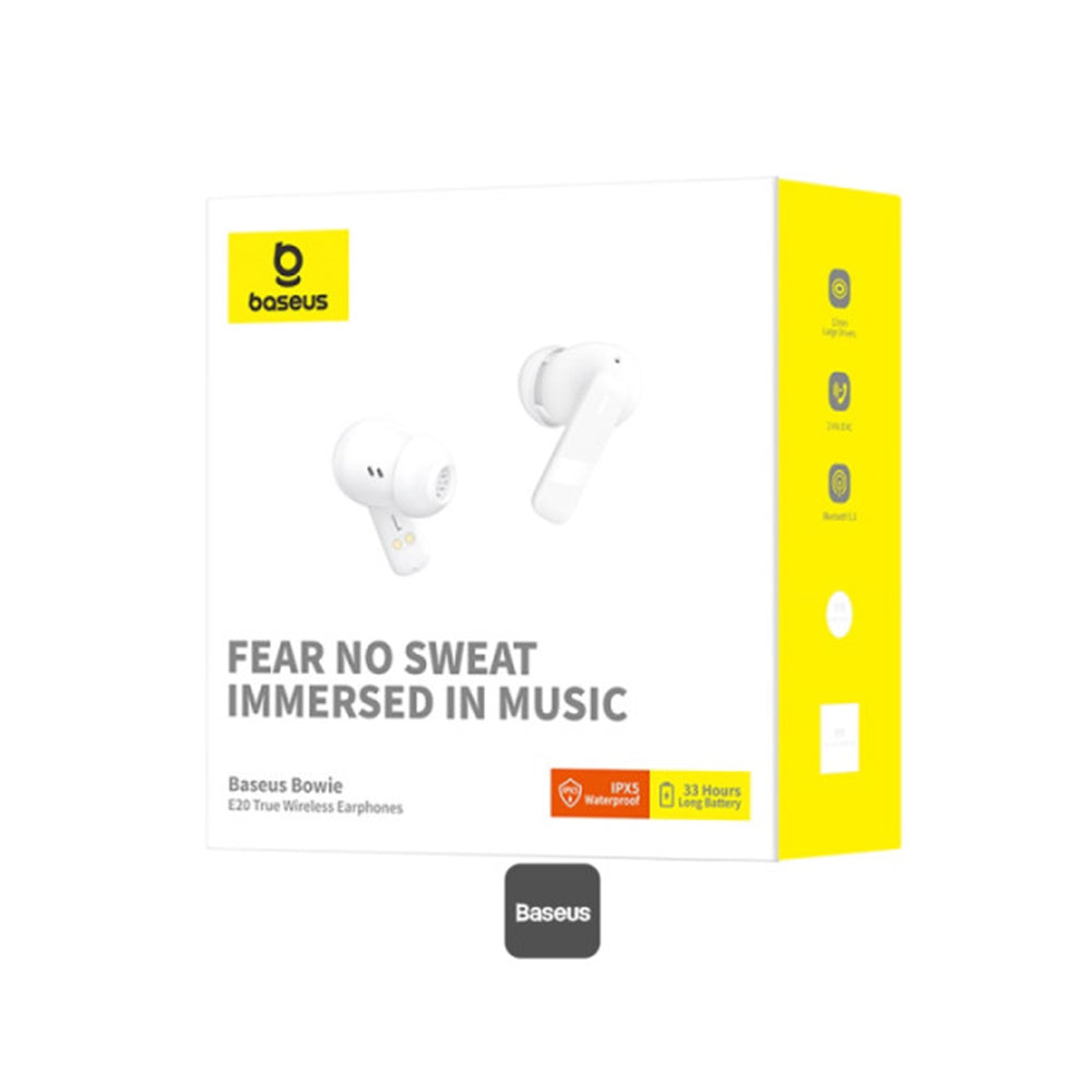 Handsfree Bluetooth Baseus Bowie E20, TWS, Bela A00069700223-00