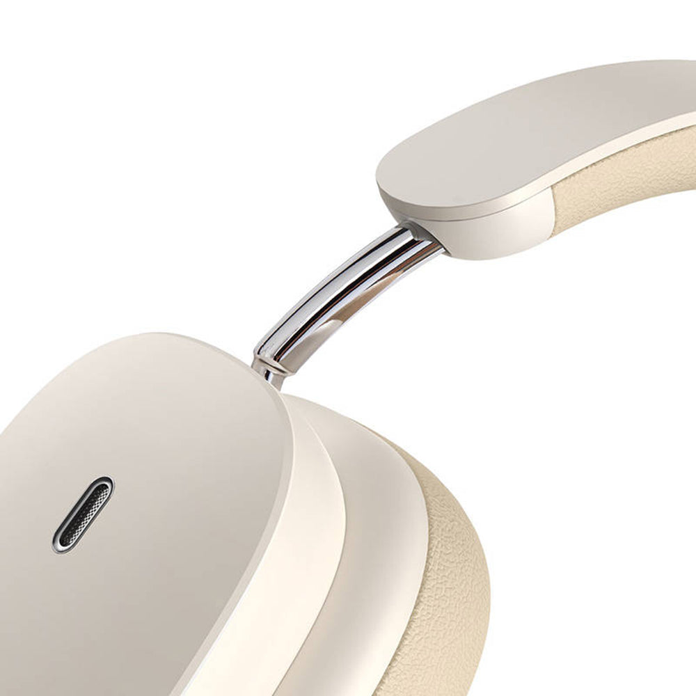 Handsfree Bluetooth Baseus Bowie H1, A2DP, ANC, Krem NGTW230202