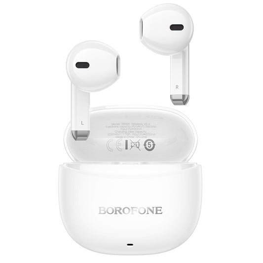 Handsfree Bluetooth Borofone BW88 Deep Rhyme, TWS, Beli