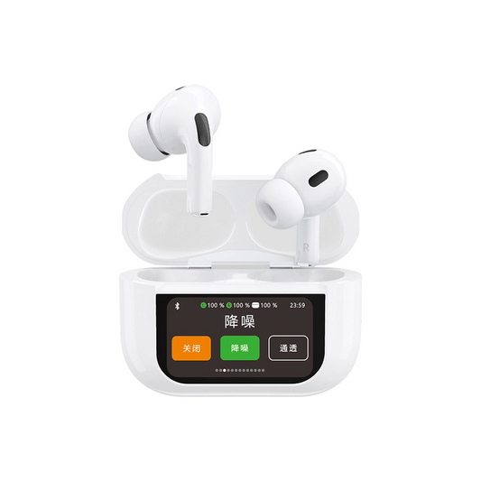 Handsfree Bluetooth Dudao U19 Display, TWS, Bela, Refabrikovan
