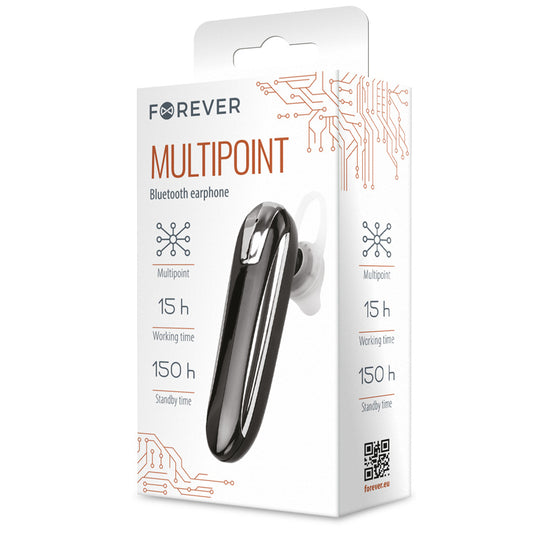 Handsfree Bluetooth Forever FBE-01, MultiPoint, Crni
