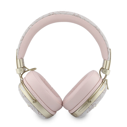 Handsfree Bluetooth Guess Metal 4G Script Logo, A2DP, Roze