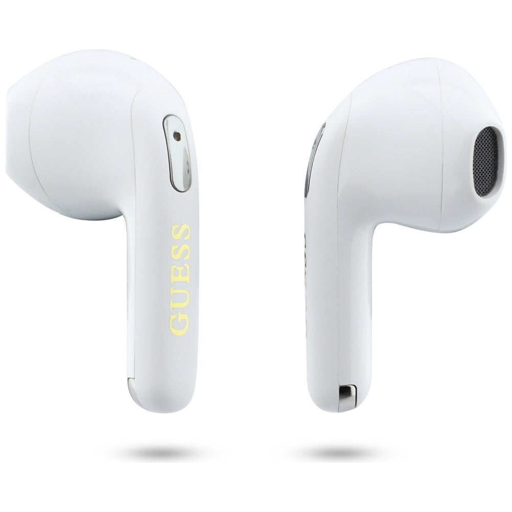 Handsfree Bluetooth Guess Script Print, TWS, Roze