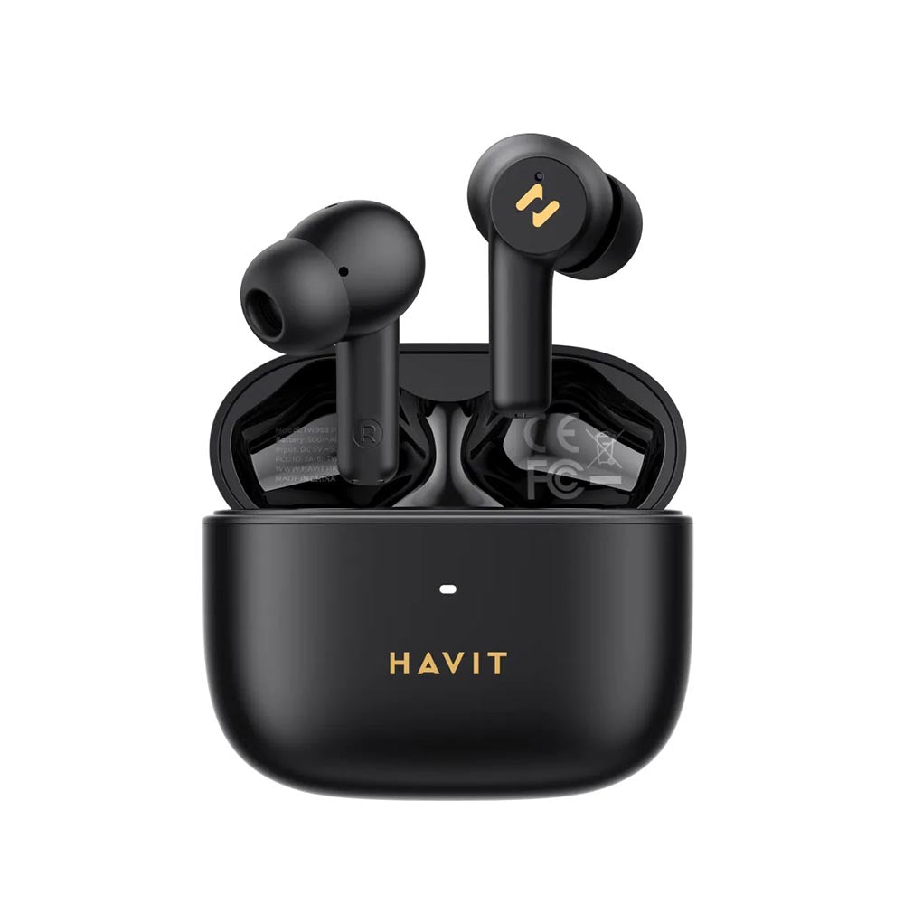 Handsfree Bluetooth HAVIT TW958 Pro, TWS, ANC, Crni