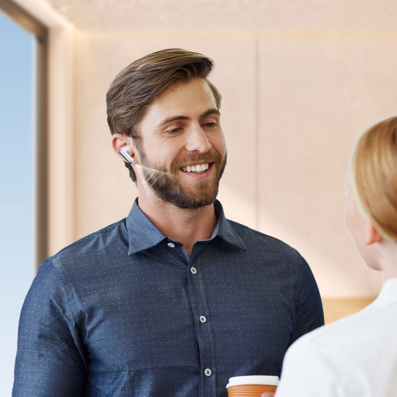 Handsfree Bluetooth Joyroom Funpods JR-FN2, TWS, ANC, Beli