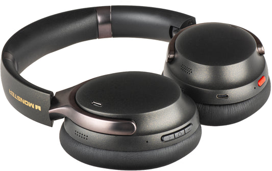 Handsfree Bluetooth Monster QuiteFit V3, MultiPoint, A2DP, ANC, Crna