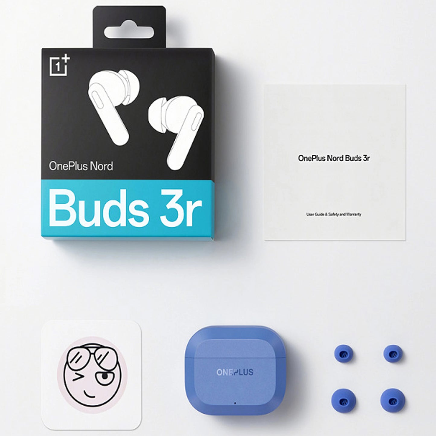 Handsfree Bluetooth OnePlus Nord Buds 3R, TWS, MultiPoint, Plavo