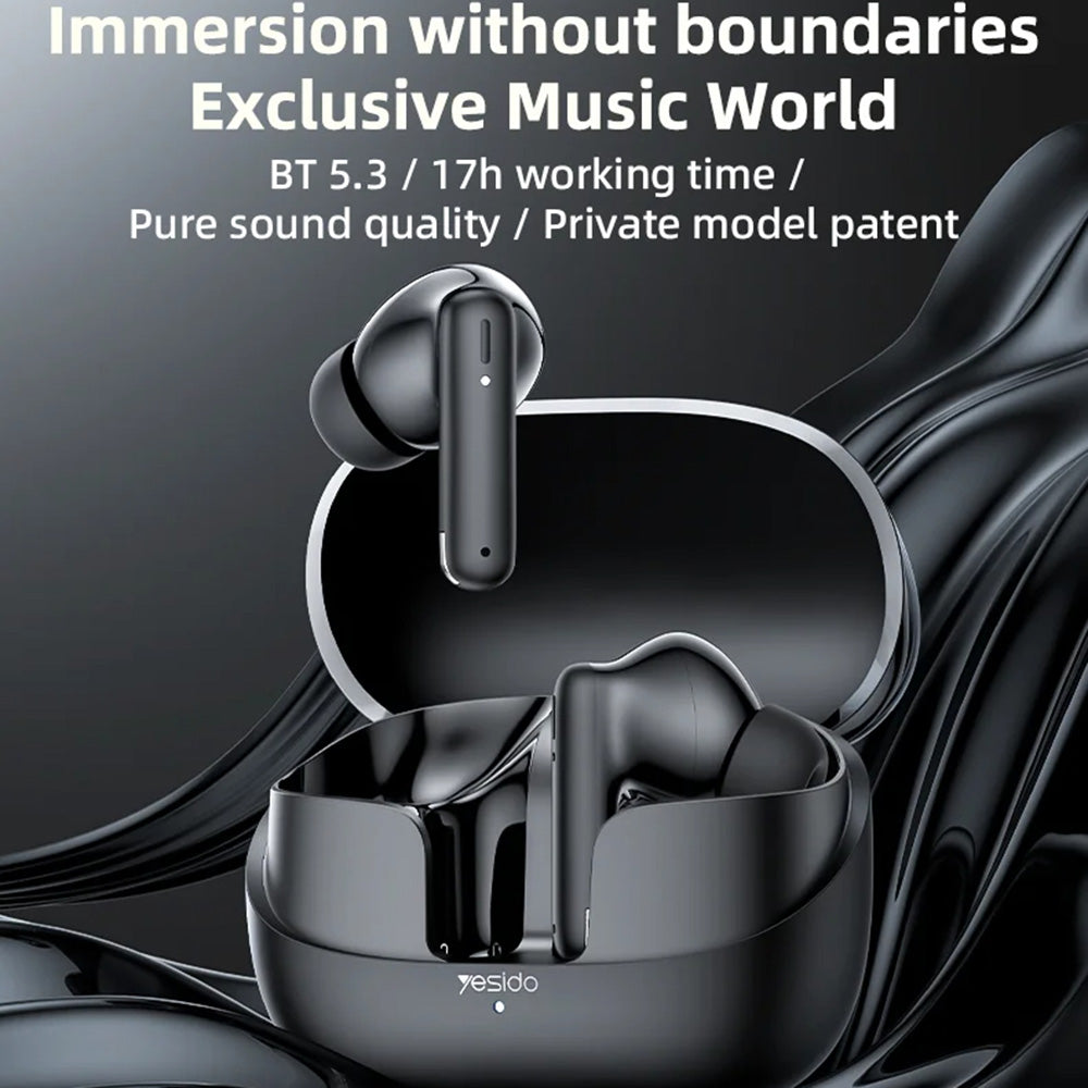 Handsfree Bluetooth Yesido TWS26, TWS, Crni