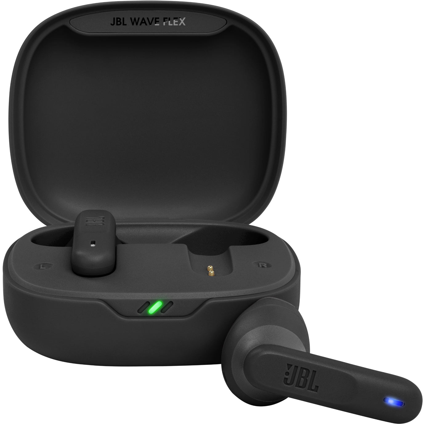 Handsfree Bluetooth JBL Wave Flex, TWS, Multipoint, Crni JBLWFLEXBLK