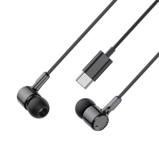 Handsfree USB-C XO Design EP81, Crni