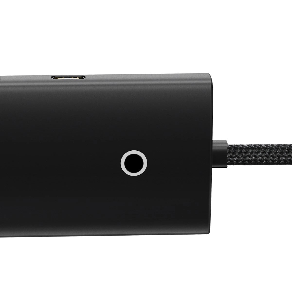 Hub USB Baseus Lite, 4 x USB-A 3.0 - 1 x USB-C, 2m, Crni WKQX030201