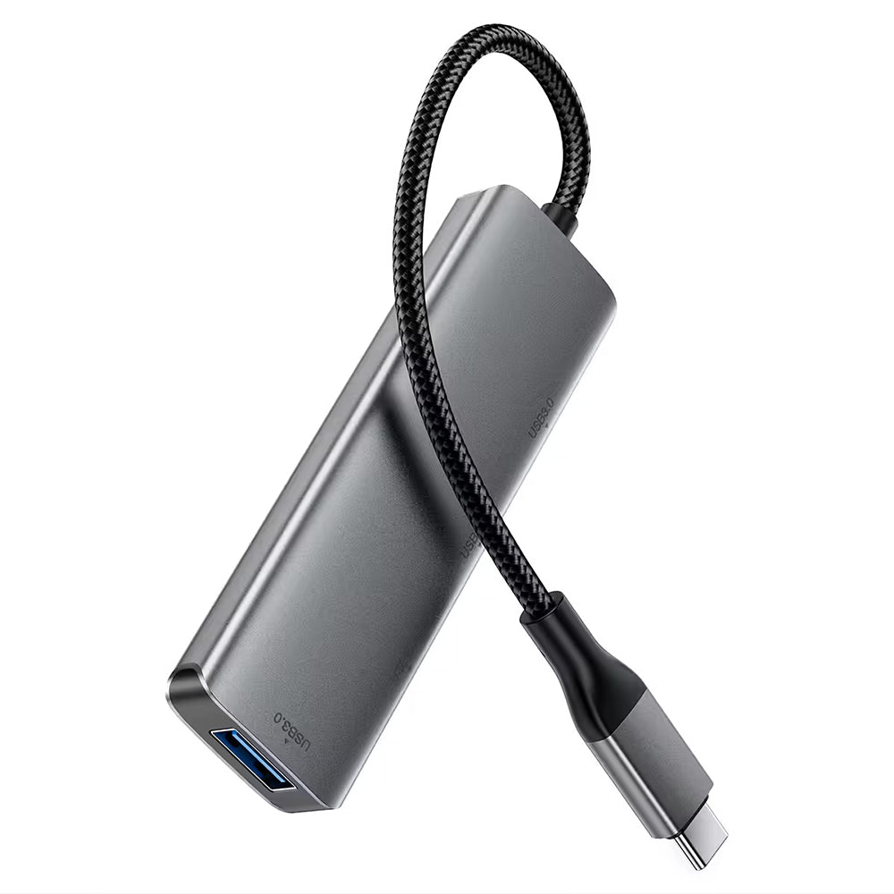 Hub USB-C Acefast J15, 4u1, Sivi