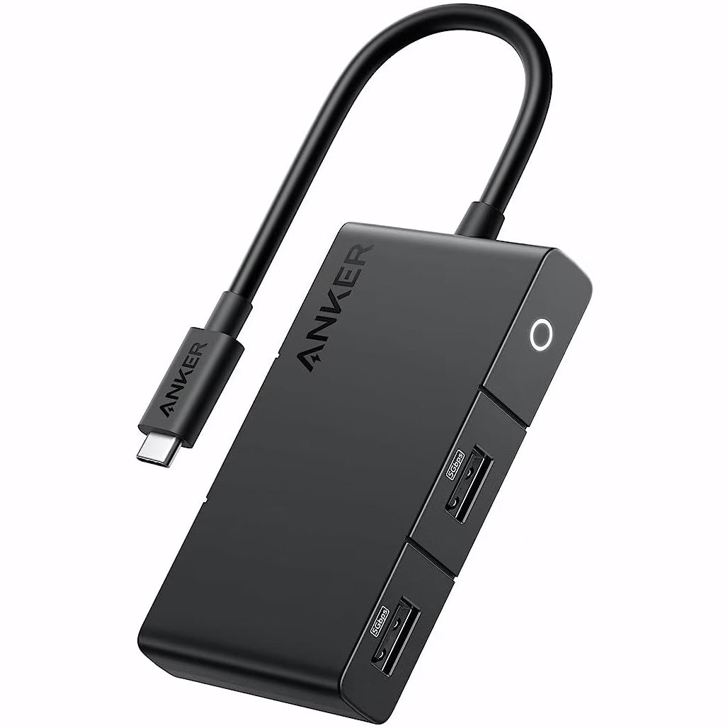 Hub USB-C Anker 332, 2 x USB-A - 2 x USB-C - 1 x HDMI, Crna A8356G11