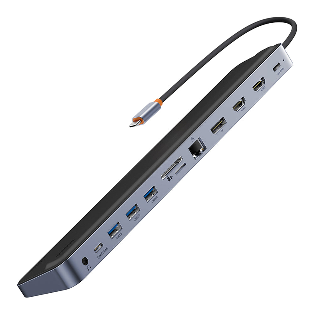 Hub USB-C Baseus EliteJoy Gen2, 11in1, Crni WKSX030213