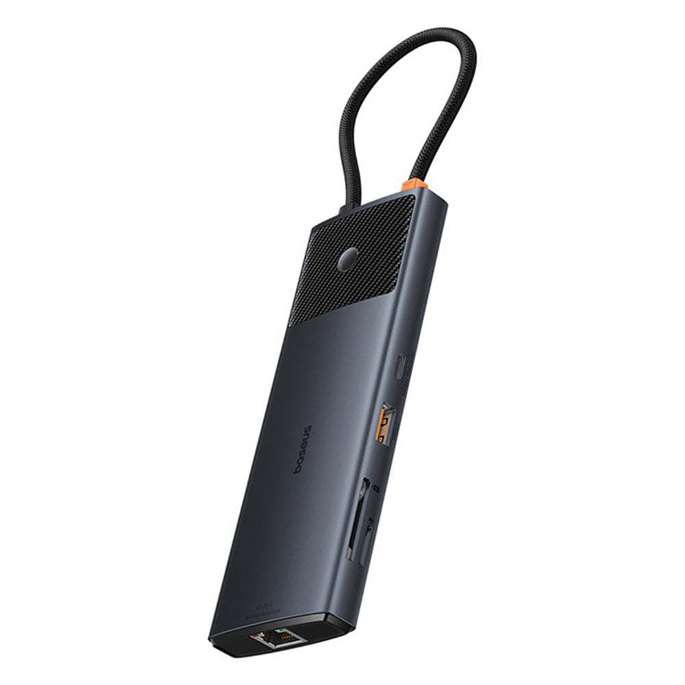 Hub USB-C Baseus Gleam II, 10in1, Crna B00061800123-00