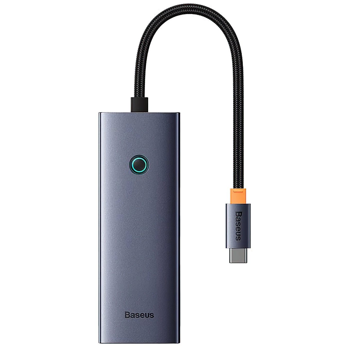 Hub USB-C Baseus UltraJoy, 4 x USB-A 3.0, Sivi B0005280A813-03