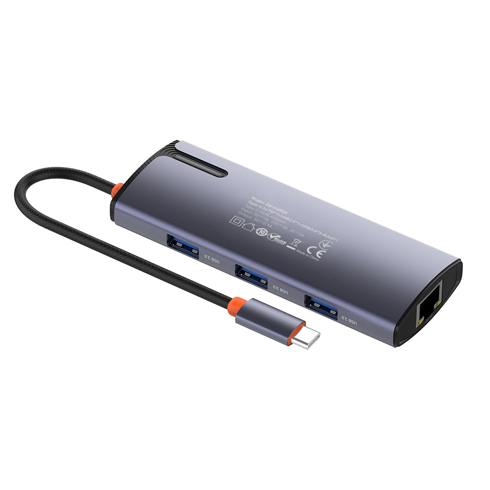 Hub USB-C ColorWay CW-HUB03, 6in1, Srebrni