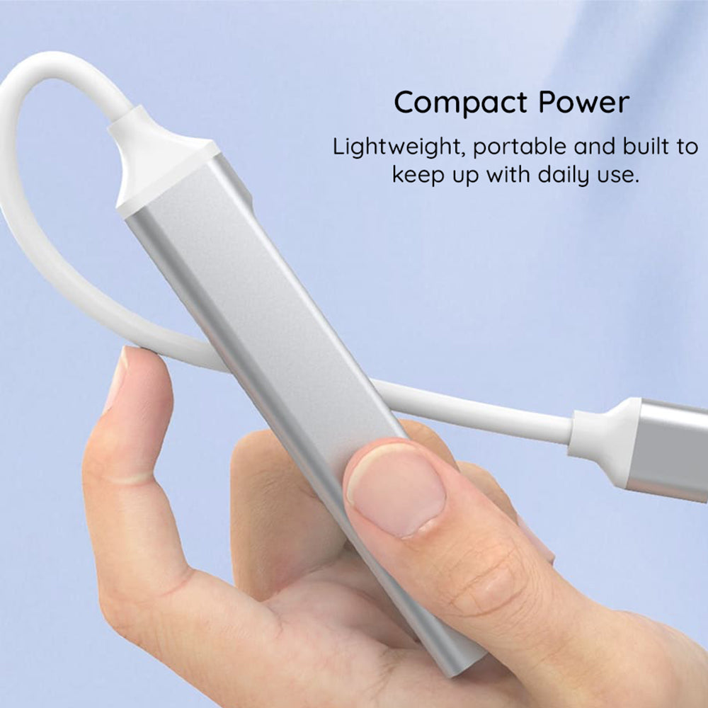 Hub USB-C Techsuit H18 PolarisBridge, 4in1, Sivo Beli