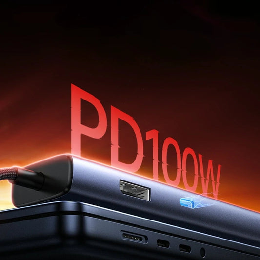 Hub USB-C UGREEN CM512 (75643), 6in1, Sivi