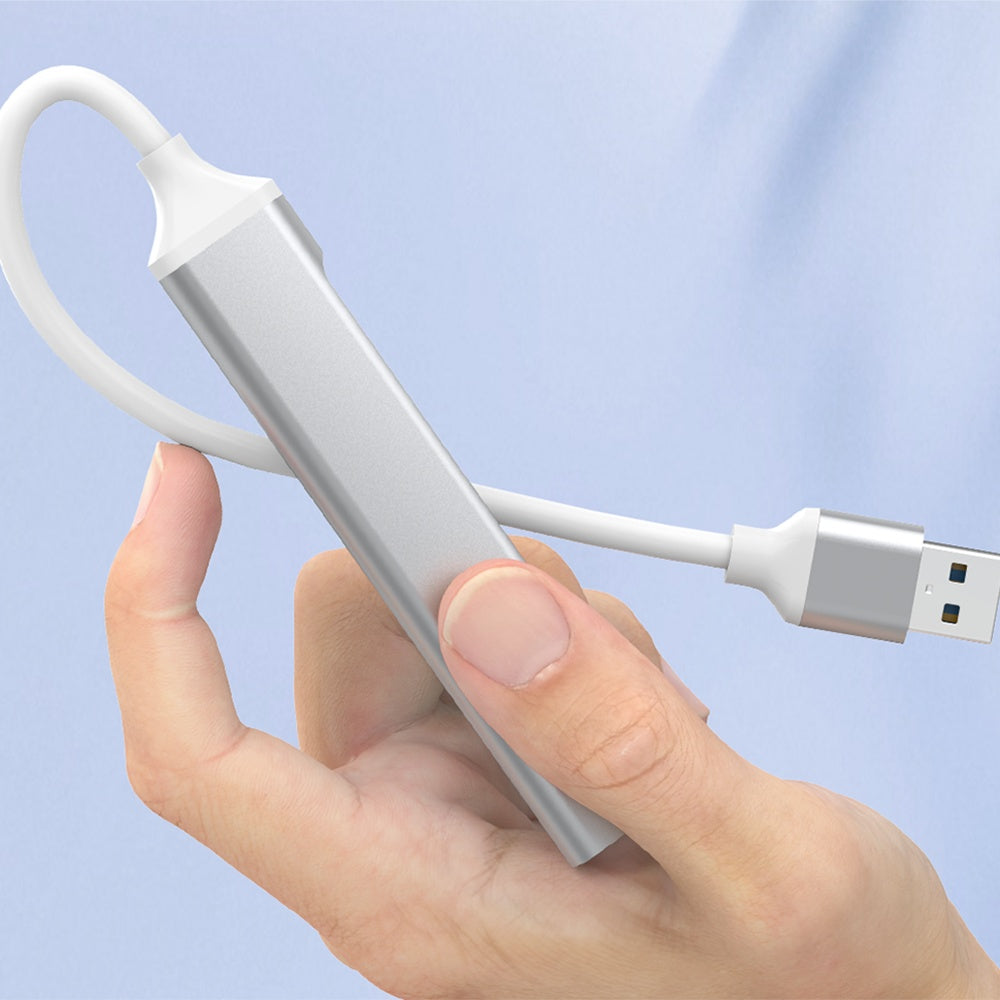 USB Hub Techsuit H19 PolarisBridge, 4in1, Sivo Beli