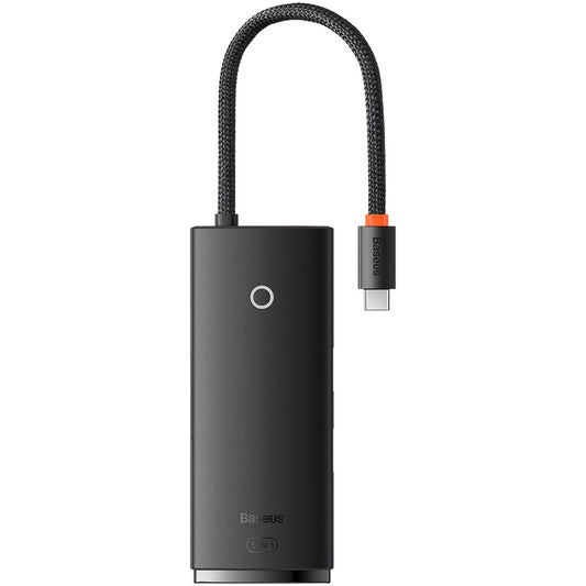Hub USB-C Baseus Lite, 3 X USB-A 3.0 - USB-C - HDMI, Crna WKQX040001
