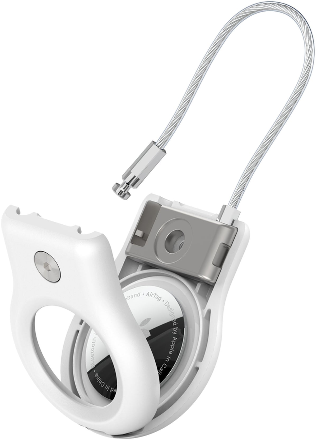 Futrola Belkin Wire Cable za Apple AirTag, Bela MSC009btWH