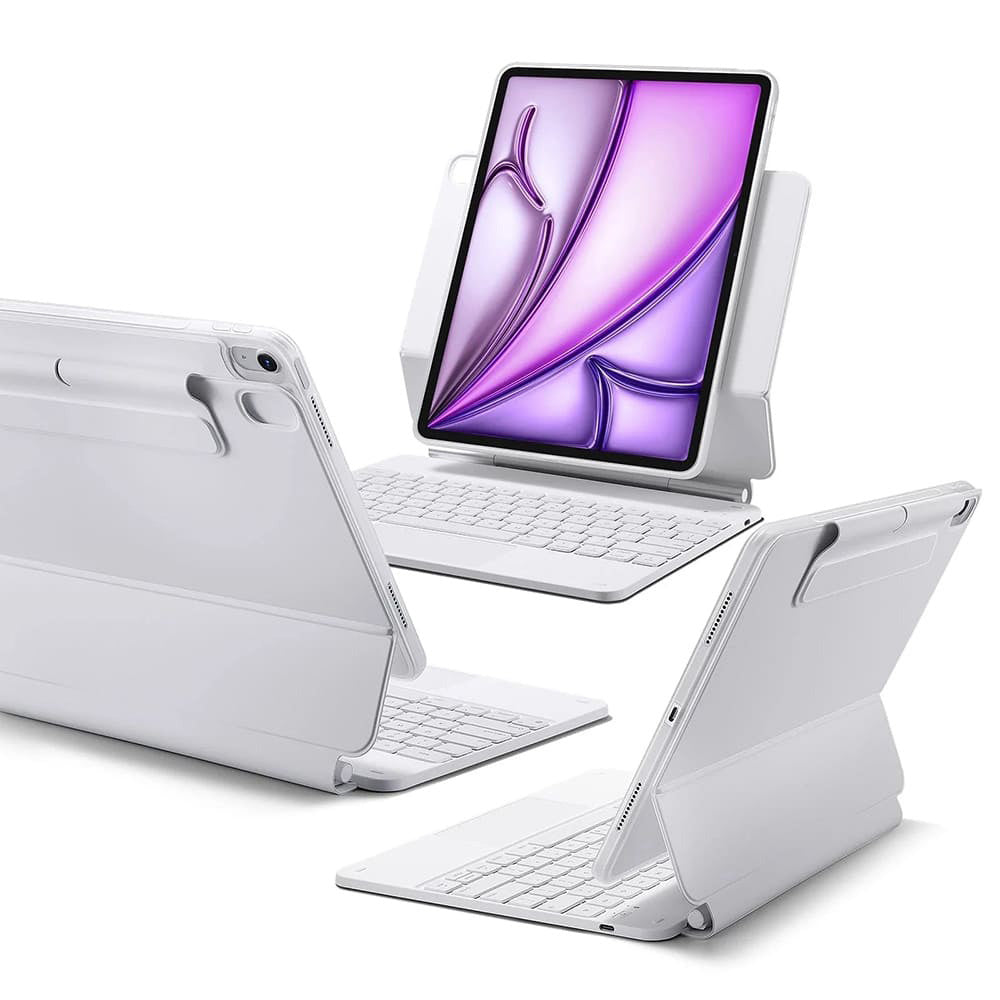 Futrola sa tastaturom za Apple iPad (2025) / (2022), ESR, Rebound, Bela
