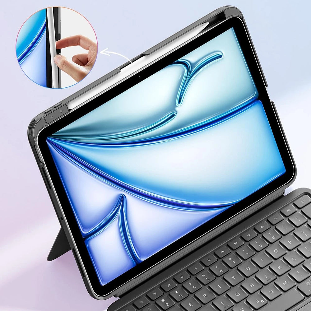 Futrola sa tastaturom za Apple iPad (2025) / (2022), ESR, Flex, Siva