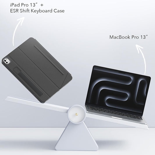 Futrola sa Tastaturom za Apple iPad (2025) / (2022), ESR, Shift, Siva