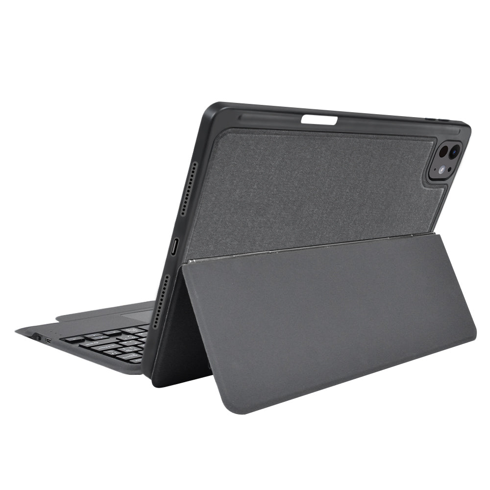 Futrola sa tastaturom za Apple iPad Pro 11 (2024), Techsuit, KeyTab Pro, Crna