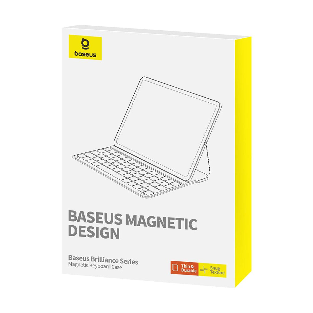 Futrola sa tastaturom za Apple iPad Pro 12.9 (2022) / Pro 12.9 (2021) / Pro 12.9 (2020) / Pro 12.9 (2018), Baseus, Brilliance, Crna