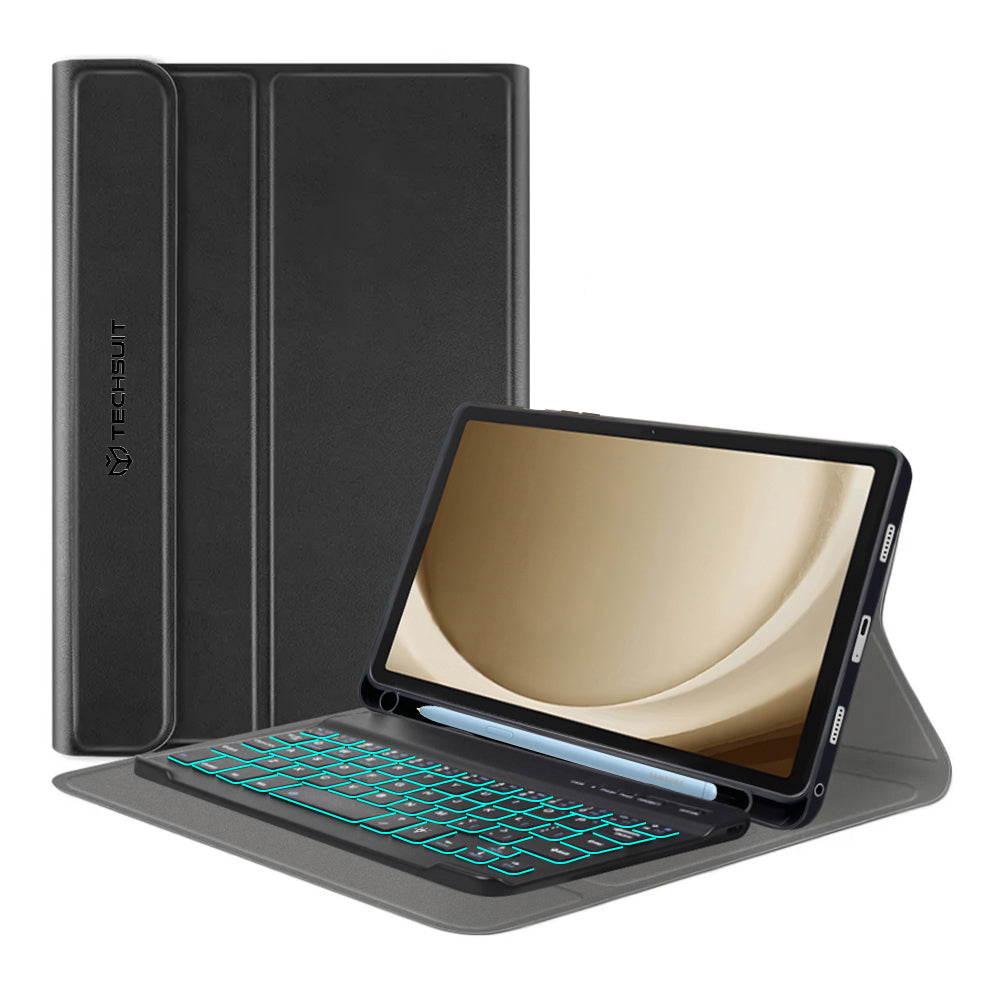 Futrola sa tastaturom za Samsung Galaxy Tab A9+, Techsuit, CozyTab, Crna