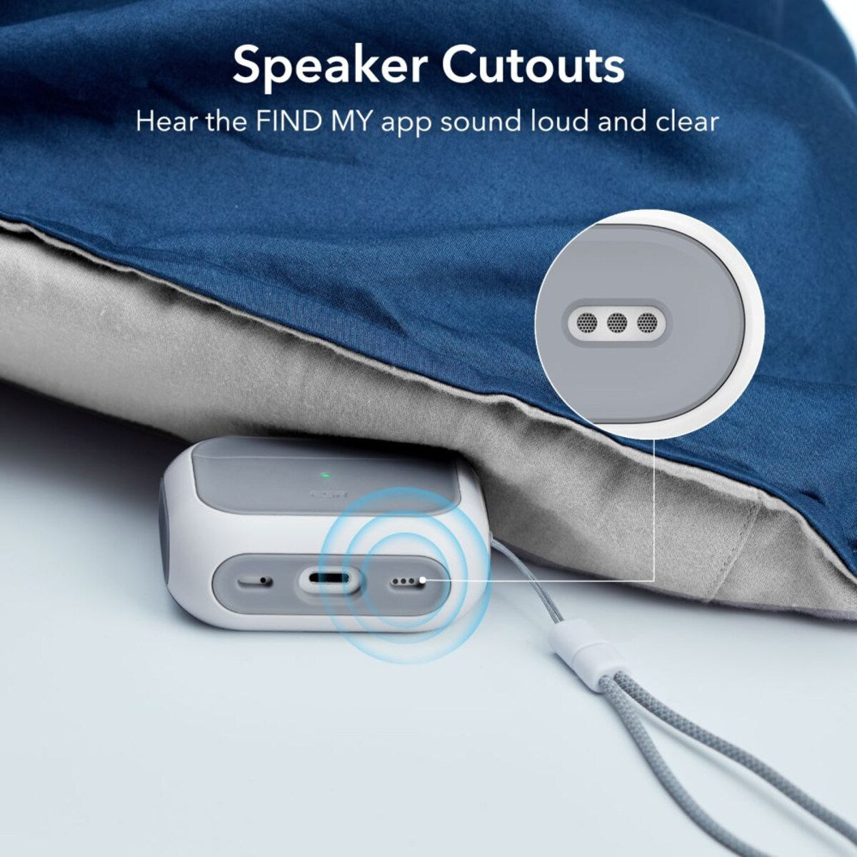 Futrola ESR Orbit Hybrid za Apple Airpods Pro 3, Bela